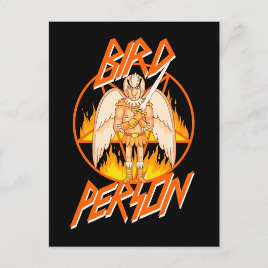 RICK UND MORTY™ | Bird Person Pentagram Einladungspostkarte (Vorderseite)
