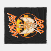 RICK UND MORTY™ | Bird Person Pentagram Fleecedecke (Vorderseite (Horizontal))