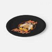 RICK UND MORTY™ | Bird Person Pentagram Pappteller (Schrägansicht)