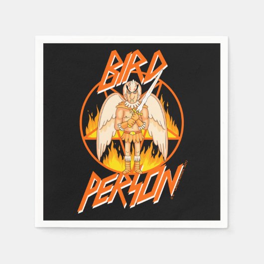 RICK UND MORTY™ | Bird Person Pentagram Serviette (Vorderseite)