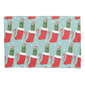 Rick und Morty | Christmas Pickle Rick Pattern Kissenbezug (Vorderseite)