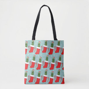 Rick und Morty Christmas Pickle Rick Pattern Tasche