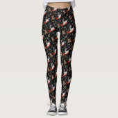 Rick und Morty | Christmas Reindeer Sleigh Pattern Leggings (Vorderseite)