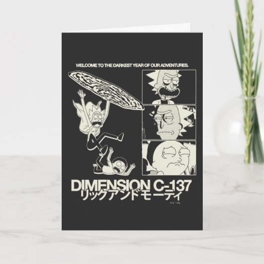 RICK UND MORTY™ | Dimension C-137 Karte (Vorderseite)