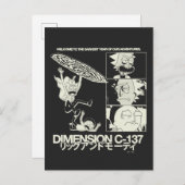 RICK UND MORTY™ | Dimension C-137 Postkarte (Vorne/Hinten)
