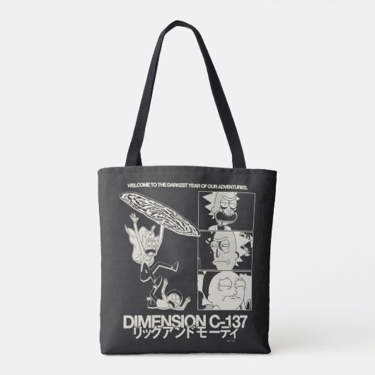 RICK UND MORTY™ | Dimension C-137 Tasche (Rückseite)