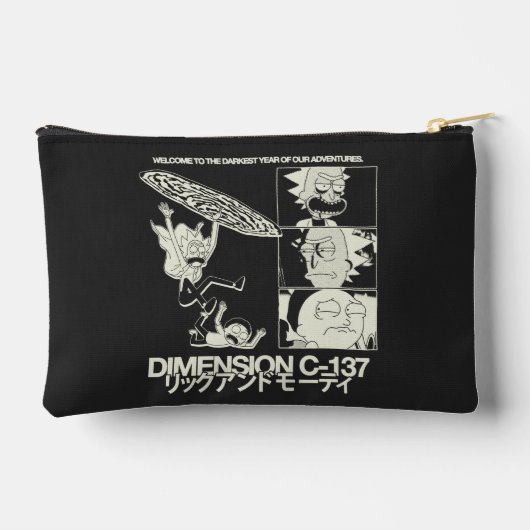 RICK UND MORTY™ | Dimension C-137 Zubehörtasche (Rückseite)