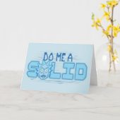 RICK UND MORTY™ | Do Me a Solid Karte (Gelbe Blume)