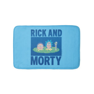 RICK UND MORTY™ Durchqueren des Portals Badematte