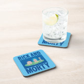 RICK UND MORTY™ | Durchqueren des Portals Getränkeuntersetzer (Rechte Seite)