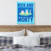 RICK UND MORTY™ | Durchqueren des Portals Leinwanddruck (Insitu (Schlafzimmer))