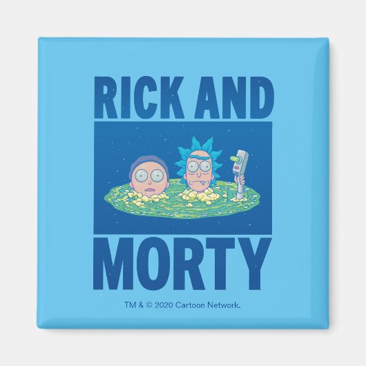 RICK UND MORTY™ | Durchqueren des Portals Magnet (Vorne)
