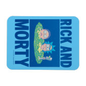 RICK UND MORTY™ | Durchqueren des Portals Magnet (Horizontal)