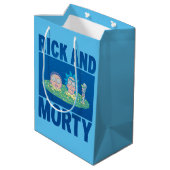 RICK UND MORTY™ | Durchqueren des Portals Mittlere Geschenktüte (Rückseite Schrägansicht)