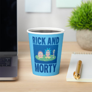 RICK UND MORTY™ Durchqueren des Portals Pappbecher