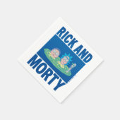 RICK UND MORTY™ | Durchqueren des Portals Serviette (Ecke)