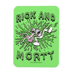 RICK UND MORTY™   Einsinken in die saure Mehrwer Magnet