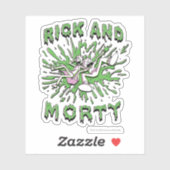 RICK UND MORTY™ | Einsinken in die saure Mehrwerts Aufkleber (Blatt)