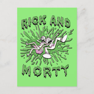 RICK UND MORTY™   Einsinken in die saure Mehrwerts Einladungspostkarte