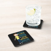 RICK UND MORTY™ | Es gibt keinen Zweck Getränkeuntersetzer (Rechte Seite)