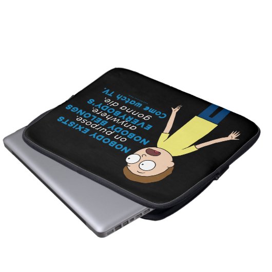 RICK UND MORTY™ | Es gibt keinen Zweck Laptopschutzhülle (Vorne Knopf)