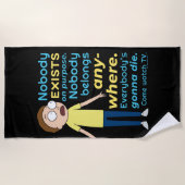 RICK UND MORTY™ | Es gibt keinen Zweck Strandtuch (Vorderseite)