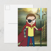 RICK UND MORTY™ | Evil Morty Einladungspostkarte (Vorne/Hinten)