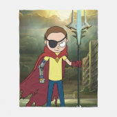 RICK UND MORTY™ | Evil Morty Fleecedecke (Vorderseite)