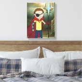 RICK UND MORTY™ | Evil Morty Leinwanddruck (Insitu (Schlafzimmer))
