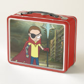 RICK UND MORTY™ | Evil Morty Metall Brotdose (Rückseite)