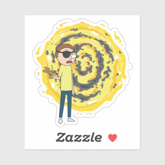 RICK UND MORTY™ | Evil Morty Portal Aufkleber (Blatt)