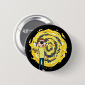 RICK UND MORTY™ | Evil Morty Portal Button (Vorne & Hinten)