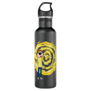 RICK UND MORTY™   Evil Morty Portal Edelstahlflasche