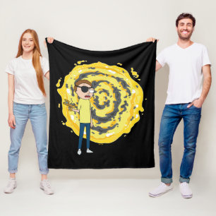 RICK UND MORTY™   Evil Morty Portal Fleecedecke