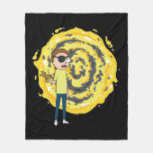 RICK UND MORTY™ | Evil Morty Portal Fleecedecke (Vorderseite)