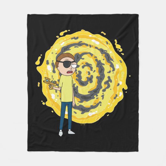 RICK UND MORTY™ | Evil Morty Portal Fleecedecke (Vorderseite)