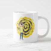 RICK UND MORTY™ | Evil Morty Portal Jumbo-Tasse (Rechts)