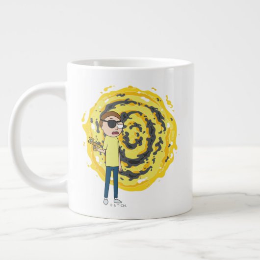 RICK UND MORTY™ | Evil Morty Portal Jumbo-Tasse (Links)
