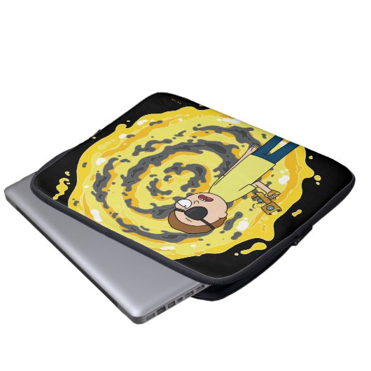 RICK UND MORTY™ | Evil Morty Portal Laptopschutzhülle (Vorne Knopf)