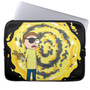 RICK UND MORTY™   Evil Morty Portal Laptopschutzhülle