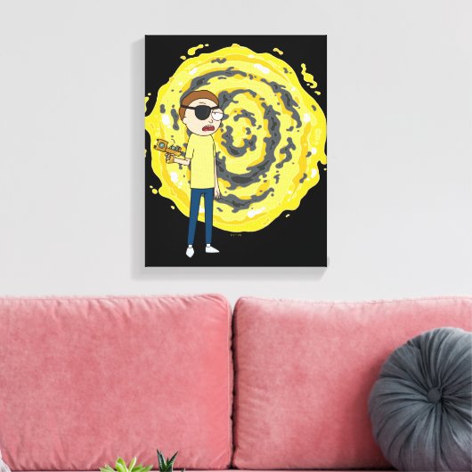 RICK UND MORTY™ | Evil Morty Portal Leinwanddruck (Insitu (Wohnzimmer))
