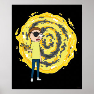 RICK UND MORTY™   Evil Morty Portal Poster