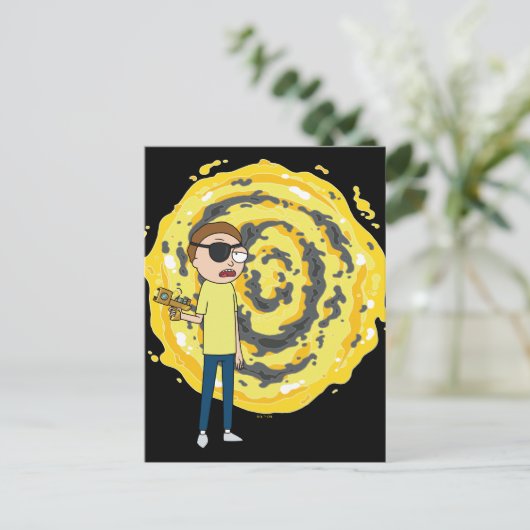 RICK UND MORTY™ | Evil Morty Portal Postkarte (Stehend Vorderseite)