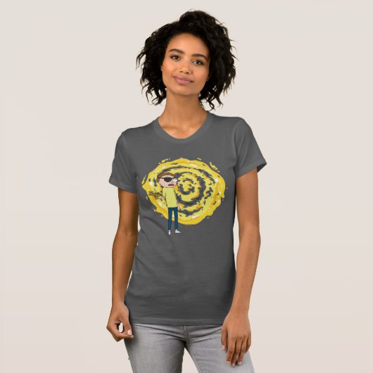 RICK UND MORTY™ | Evil Morty Portal T-Shirt (Vorne ganz)
