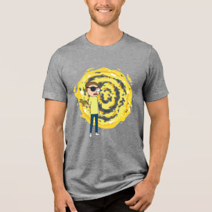 RICK UND MORTY™   Evil Morty Portal Tri-Blend Shirt