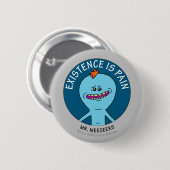 RICK UND MORTY™ | Existenz ist Schmerz Button (Vorne & Hinten)
