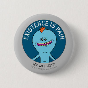 RICK UND MORTY™   Existenz ist Schmerz Button