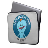 RICK UND MORTY™ | Existenz ist Schmerz Laptopschutzhülle (Vorderseite Links)