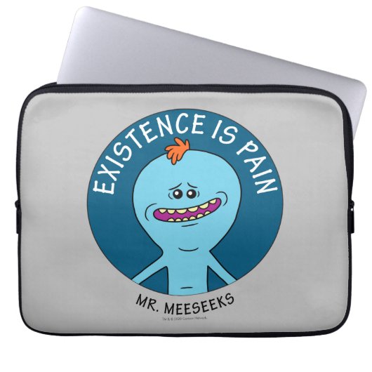 RICK UND MORTY™ | Existenz ist Schmerz Laptopschutzhülle (Vorderseite)
