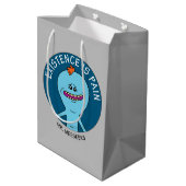RICK UND MORTY™ | Existenz ist Schmerz Mittlere Geschenktüte (Rückseite Schrägansicht)